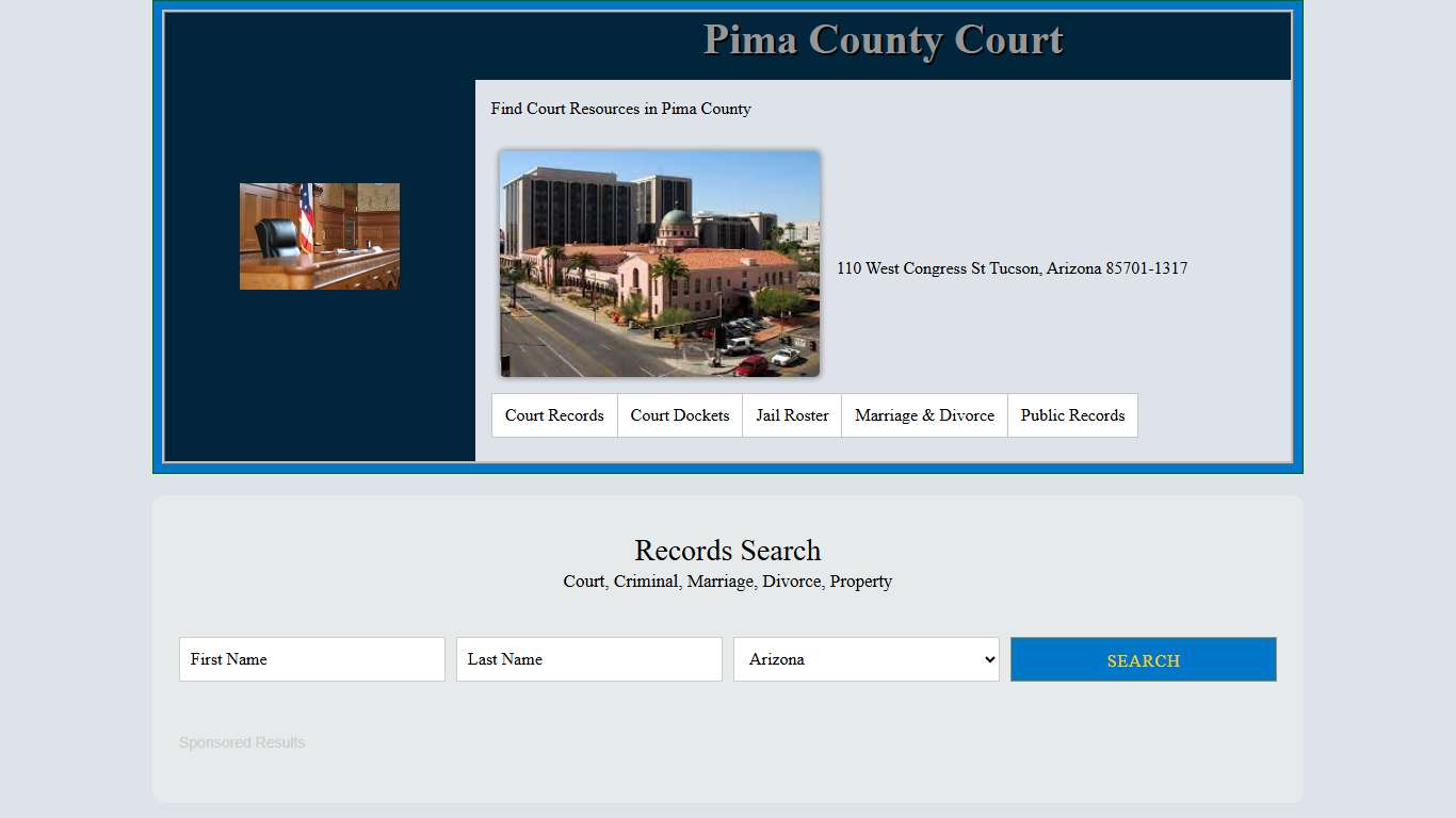 Pima County Court | Records Search